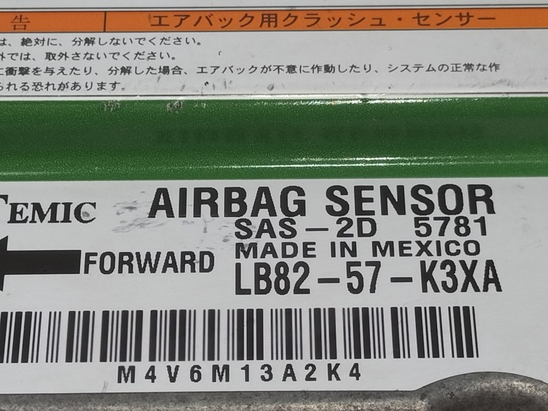 Recambio de centralita airbag para mazda mpv (lv) 2.5 td referencia OEM IAM SAS2D5781  