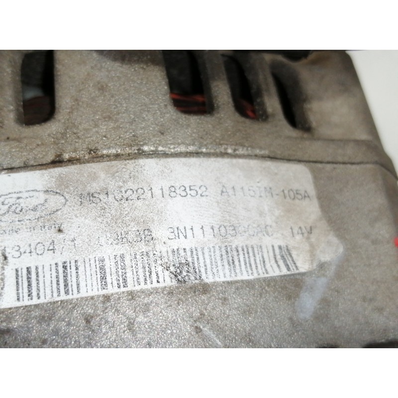 Recambio de alternador para ford focus c-max (cap) ambiente (d) referencia OEM IAM MS1022118352  