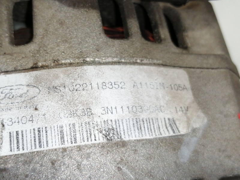 Recambio de alternador para ford focus c-max (cap) ambiente (d) referencia OEM IAM MS1022118352  