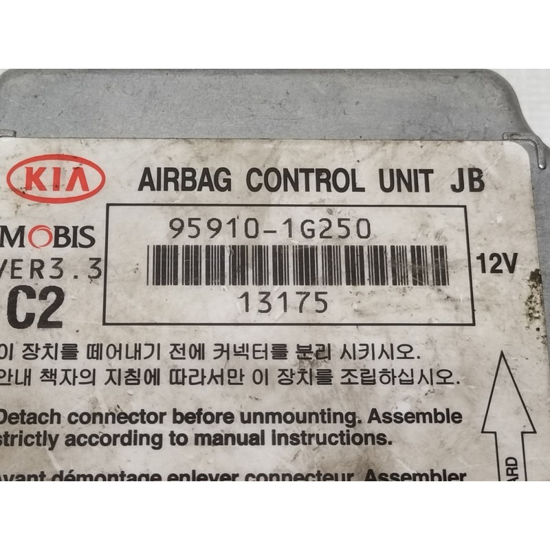 Recambio de centralita airbag para kia rio 1.5 crdi active referencia OEM IAM 959101G250  