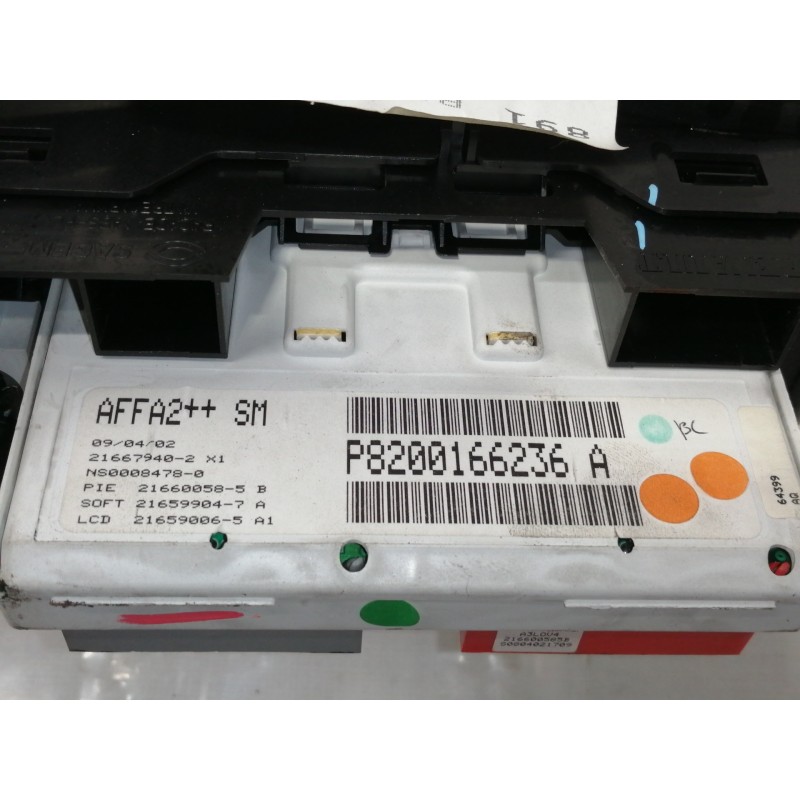 Recambio de cuadro instrumentos para renault vel satis (bj0) privilege referencia OEM IAM 8200166180  