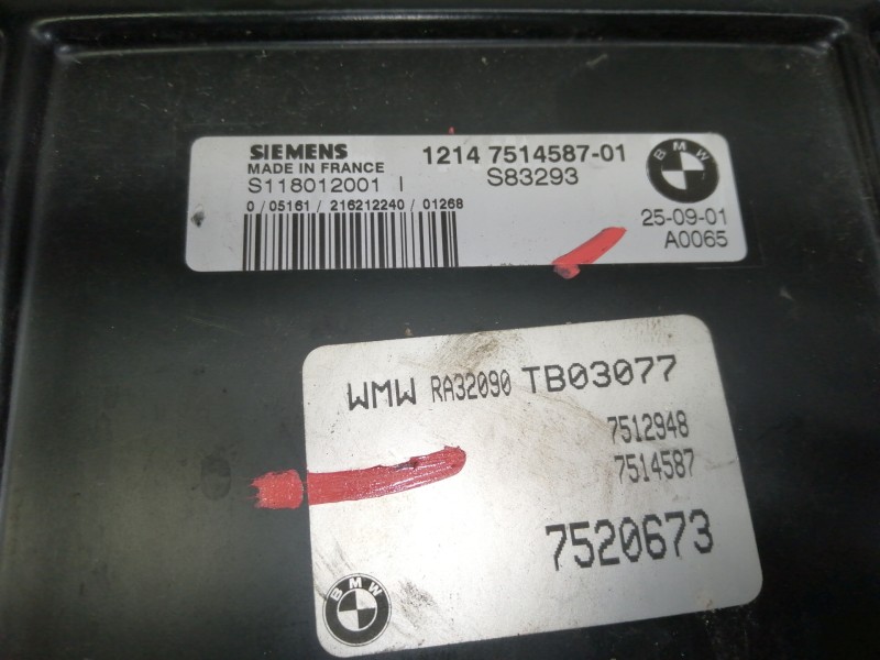 Recambio de centralita motor uce para mini mini (r50,r53) one referencia OEM IAM 1214751458701  