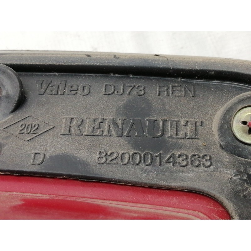 Recambio de piloto trasero derecho interior para renault vel satis (bj0) privilege referencia OEM IAM 8200014363  