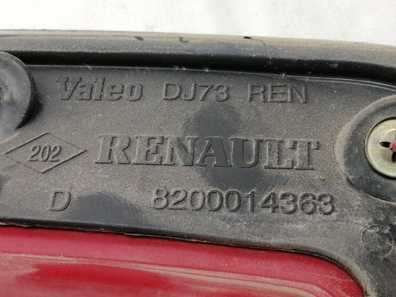 Recambio de piloto trasero derecho interior para renault vel satis (bj0) privilege referencia OEM IAM 8200014363  