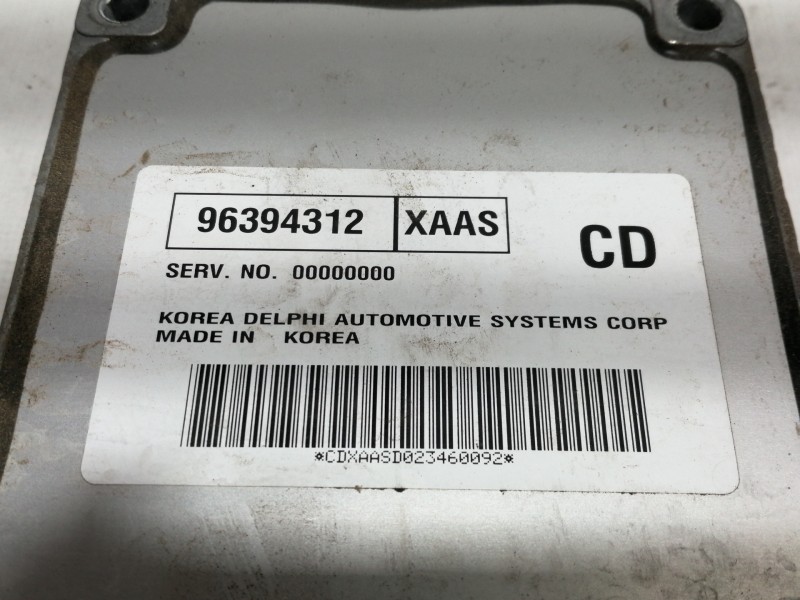 Recambio de centralita motor uce para daewoo kalos 1.4 se referencia OEM IAM 96394312  