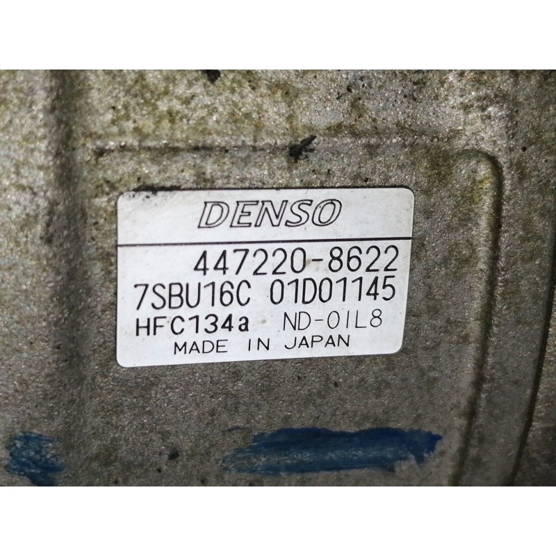 Recambio de compresor aire acondicionado para renault vel satis (bj0) privilege referencia OEM IAM 4472208622  
