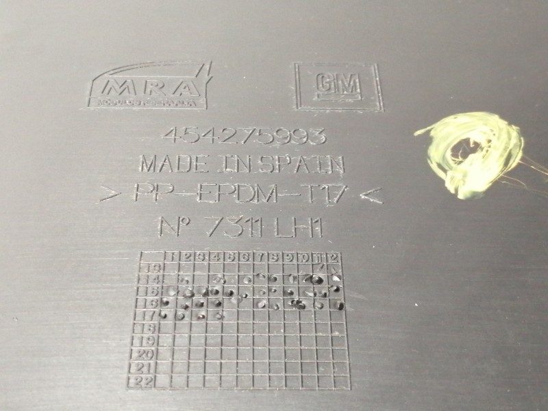 Recambio de guarnecido puerta delantera izquierda para opel corsa e expression referencia OEM IAM 454275993  