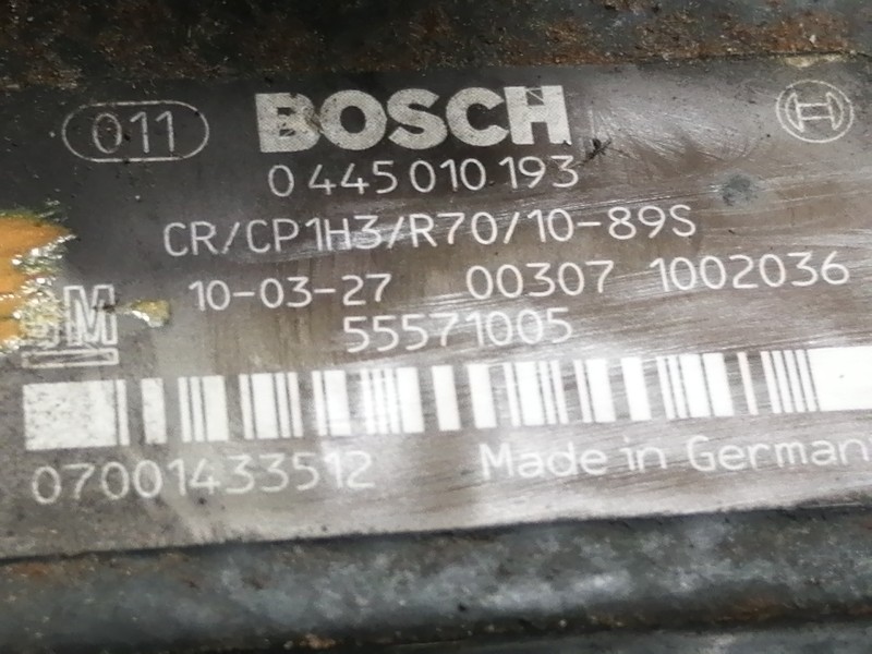 Recambio de bomba inyeccion para opel insignia sports tourer cosmo referencia OEM IAM 0445010193  