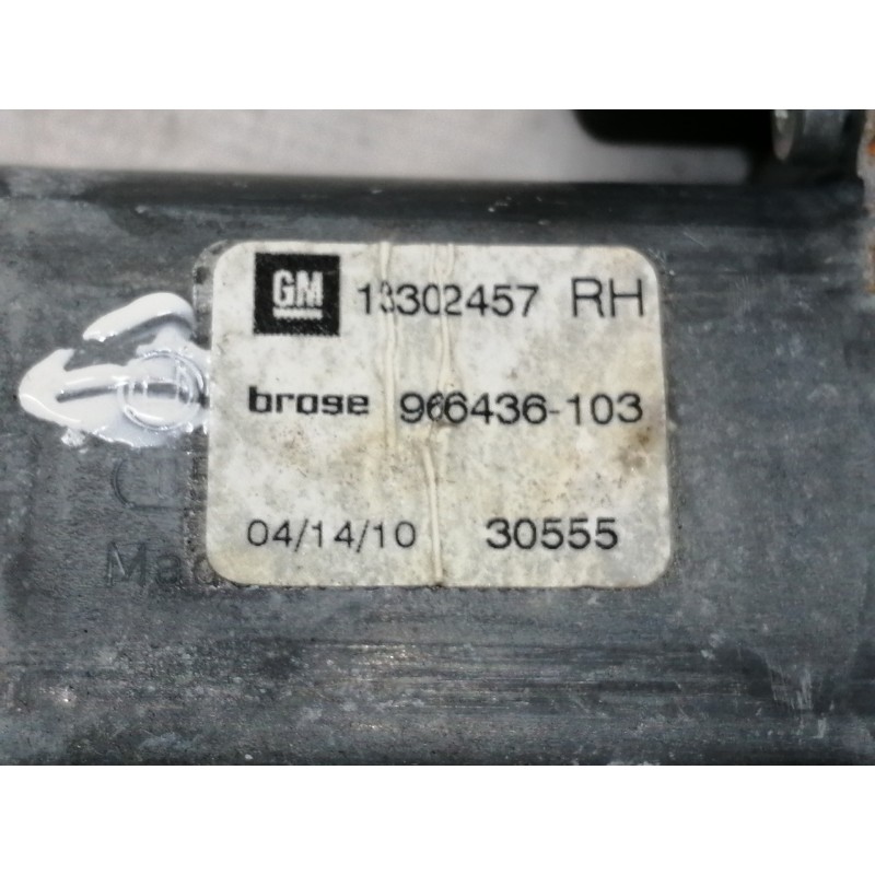 Recambio de elevalunas delantero derecho para opel insignia sports tourer cosmo referencia OEM IAM 966436103  