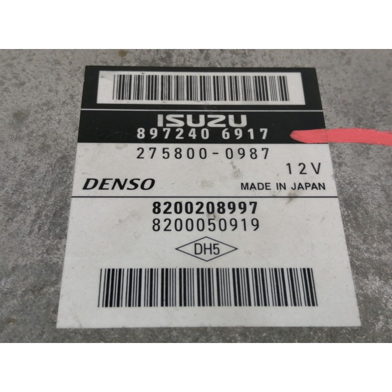 Recambio de centralita motor uce para renault vel satis (bj0) privilege referencia OEM IAM 8972406917  