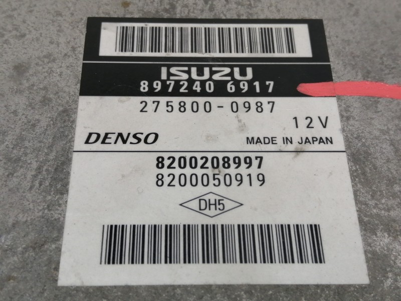 Recambio de centralita motor uce para renault vel satis (bj0) privilege referencia OEM IAM 8972406917  