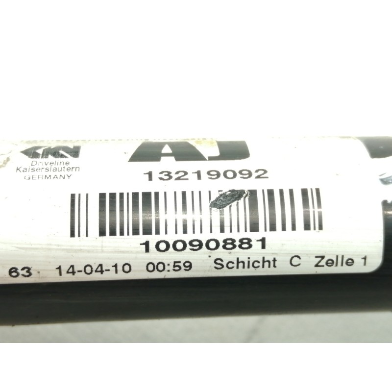 Recambio de transmision delantera derecha para opel insignia sports tourer cosmo referencia OEM IAM 13219092  