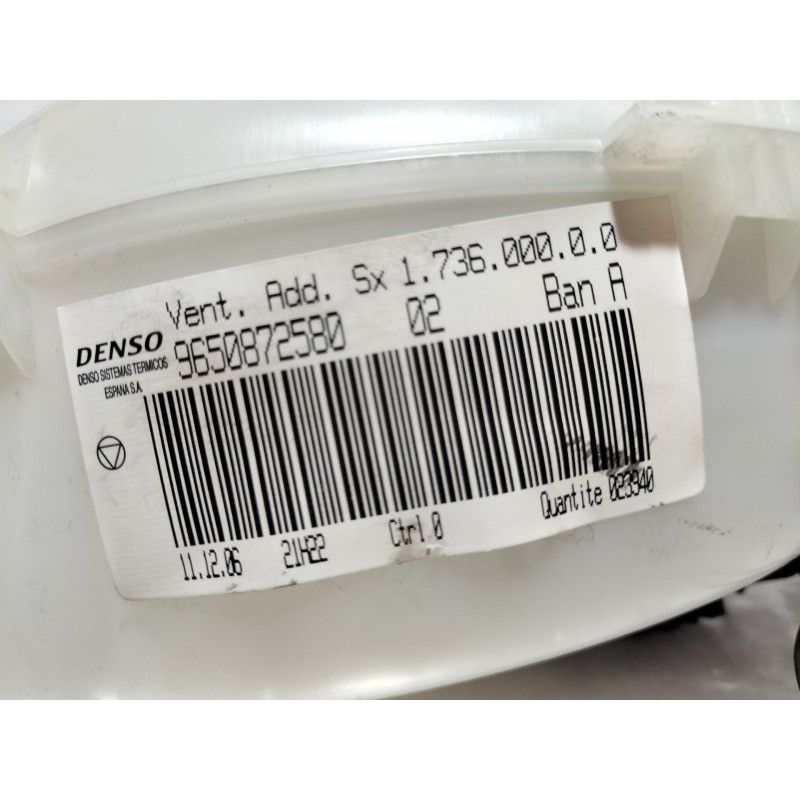 Recambio de motor calefaccion para citroën c4 grand picasso sx referencia OEM IAM 9650872580  