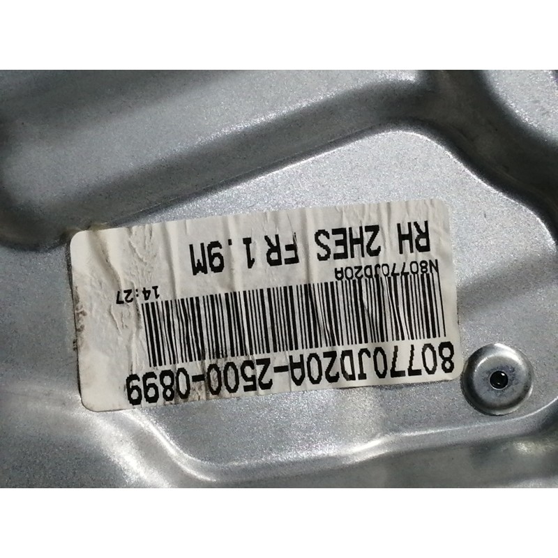 Recambio de elevalunas delantero derecho para nissan qashqai (j10) acenta referencia OEM IAM 80770JD000  ELECTRICO INGLES