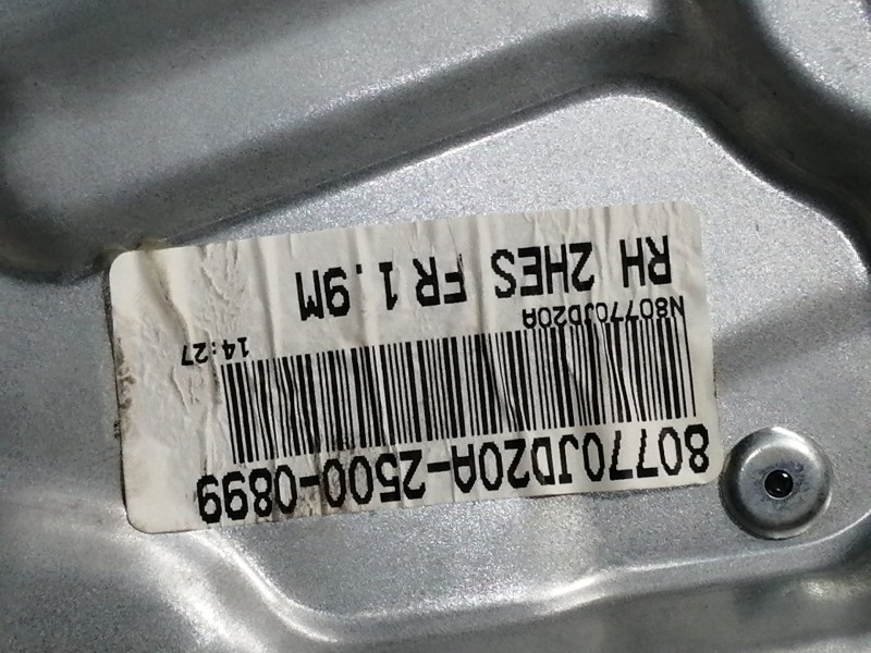 Recambio de elevalunas delantero derecho para nissan qashqai (j10) acenta referencia OEM IAM 80770JD000  ELECTRICO INGLES