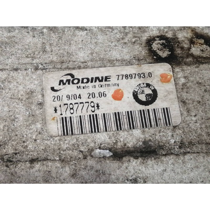 Recambio de intercooler para bmw x3 (e83) 2.0d referencia OEM IAM 1787779 77897930 