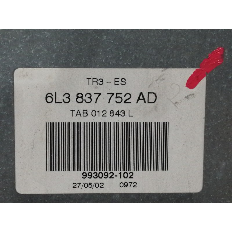 Recambio de elevalunas delantero derecho para seat ibiza (6l1) stella referencia OEM IAM 6L3837752AD  ELECTRICO 3 PUERTAS