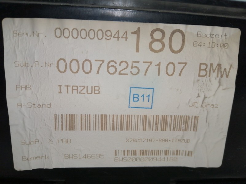 Recambio de guantera para bmw x3 (e83) 2.0d referencia OEM IAM 2914580M1802  