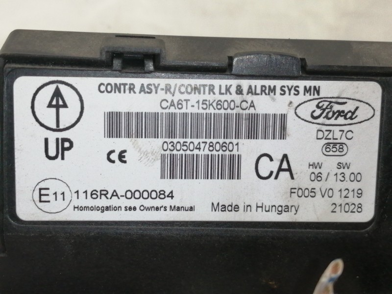 Recambio de modulo electronico para ford fiesta (cb1) ambiente referencia OEM IAM CA6T15K600CA  