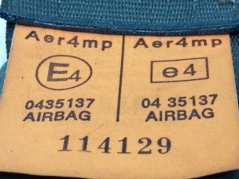 Recambio de cinturon seguridad delantero derecho para opel antara cosmo 4x4 referencia OEM IAM 96474672  5 PUERTAS