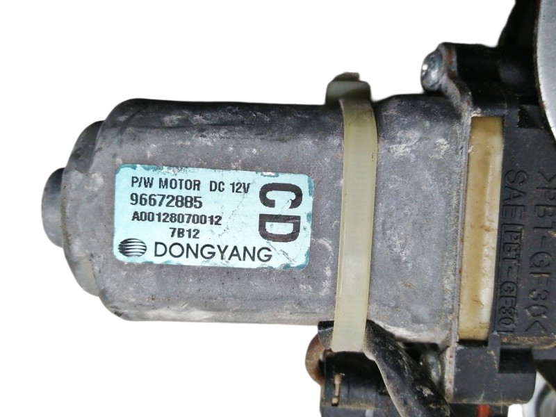 Recambio de elevalunas trasero derecho para opel antara cosmo 4x4 referencia OEM IAM 96672885 A00128070012 ELECTRICO