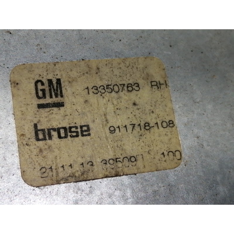 Recambio de elevalunas trasero derecho para opel astra j lim. excellence referencia OEM IAM 13350763 911718108 C07521102