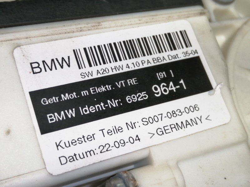 Recambio de elevalunas delantero derecho para bmw x3 (e83) 2.0d referencia OEM IAM 69259641  