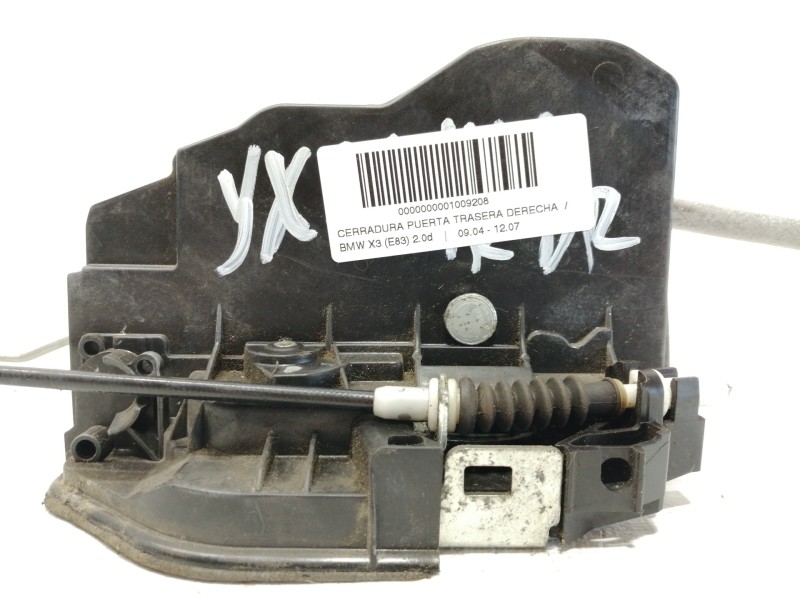 Recambio de cerradura puerta trasera derecha para bmw x3 (e83) 2.0d referencia OEM IAM   