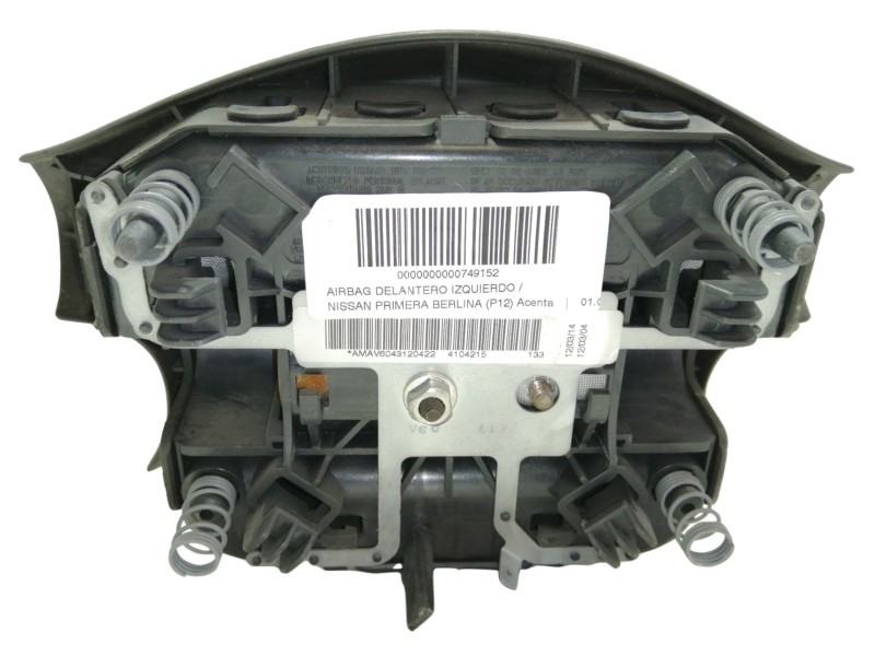 Recambio de airbag delantero izquierdo para nissan primera berlina (p12) acenta referencia OEM IAM 6005155  