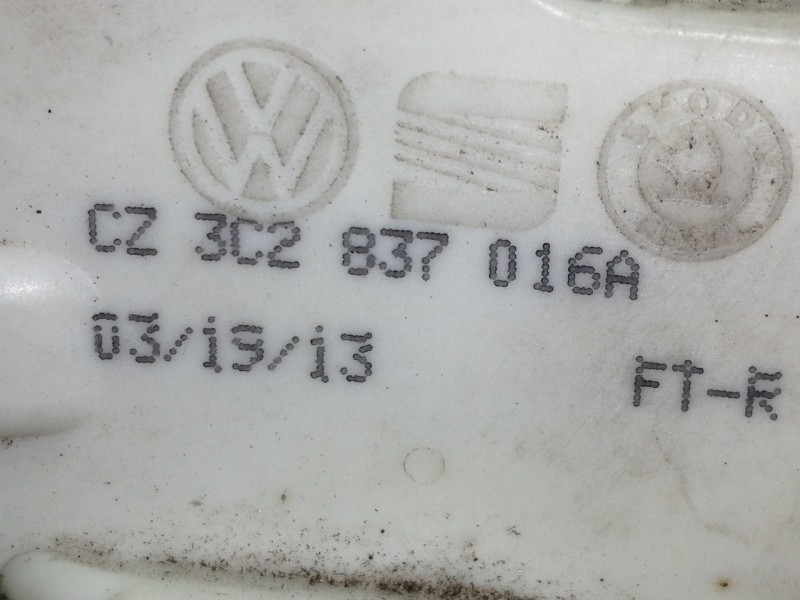 Recambio de cerradura puerta delantera derecha para volkswagen passat lim. (362) edition bluemotion referencia OEM IAM 3C2837016