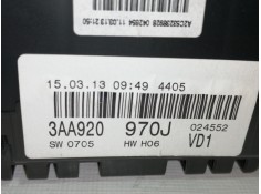 Recambio de cuadro instrumentos para volkswagen passat lim. (362) edition bluemotion referencia OEM IAM 3AA920970J   2