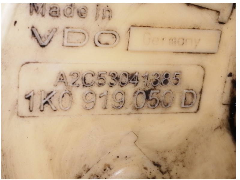 Recambio de aforador para seat leon (1p1) reference referencia OEM IAM 1K0919050D A2C53041385 