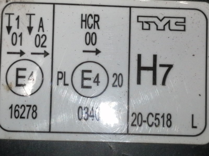 Recambio de faro izquierdo para volkswagen passat lim. (362) edition bluemotion referencia OEM IAM 3AC941005 20C518L 
