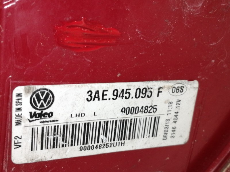 Recambio de piloto trasero izquierdo para volkswagen passat lim. (362) edition bluemotion referencia OEM IAM 3AE945095F  
