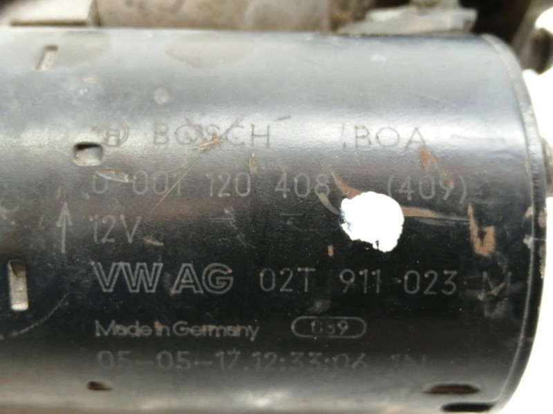 Recambio de motor arranque para seat toledo (5p2) exclusive referencia OEM IAM 0001120408  