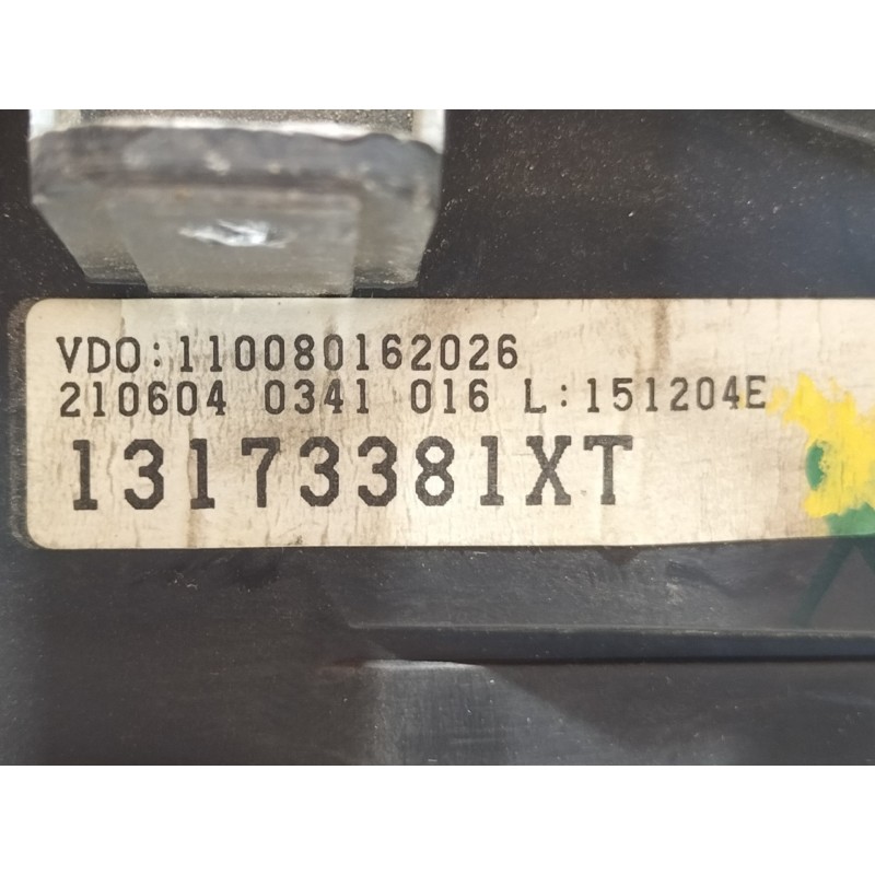 Recambio de cuadro instrumentos para opel meriva cosmo referencia OEM IAM 110080162026 13173381XT 