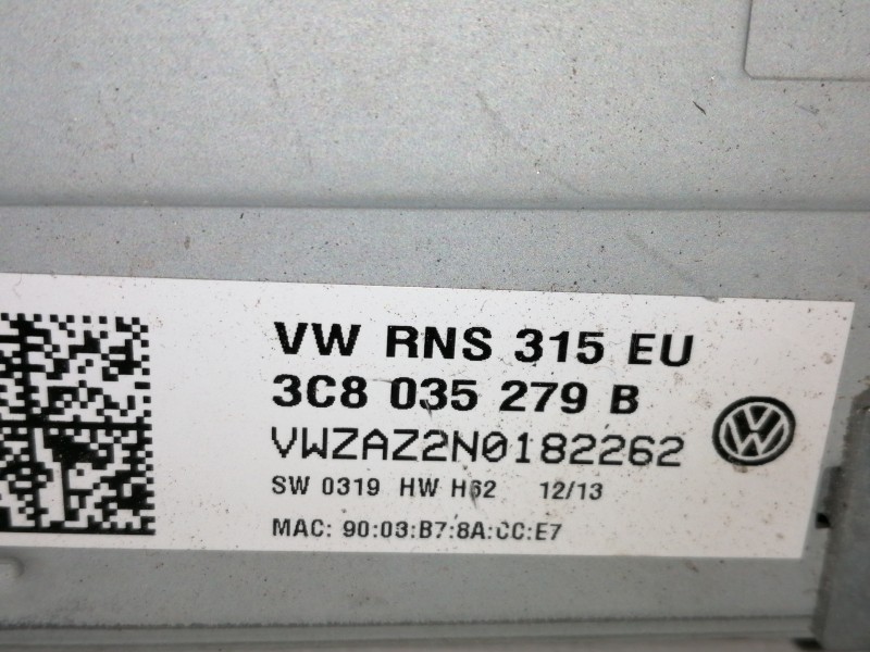 Recambio de sistema audio / radio cd para volkswagen passat lim. (362) edition bluemotion referencia OEM IAM 3C8035279  
