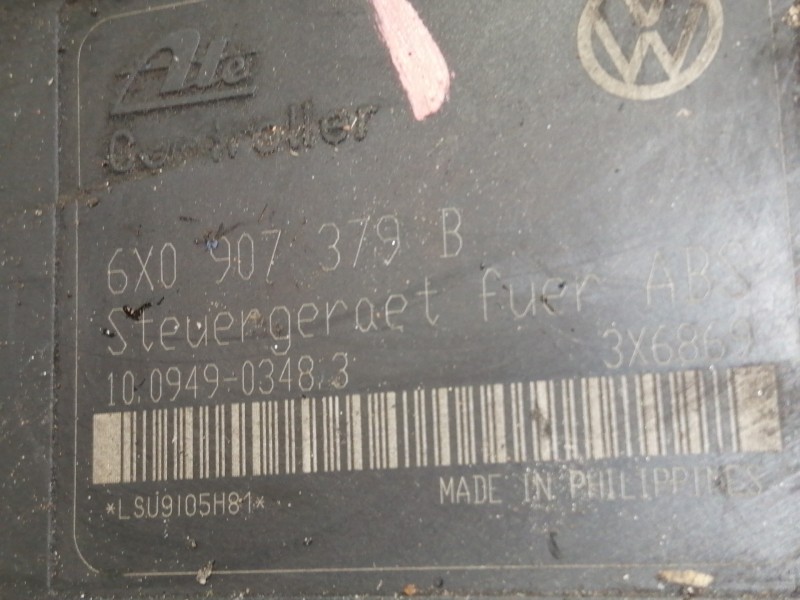 Recambio de abs para volkswagen polo berlina (6n2) trendline referencia OEM IAM 6X0614117  