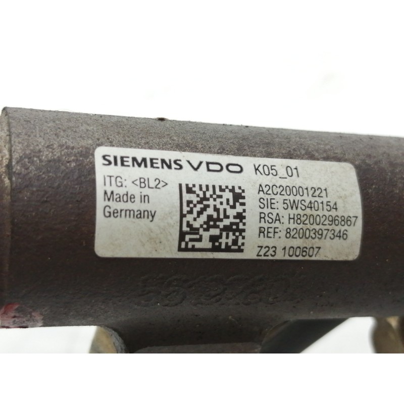 Recambio de rampa inyectora para renault scenic ii authentique referencia OEM IAM H8200296867  