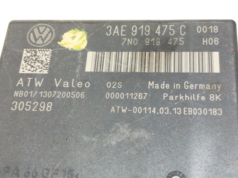 Recambio de modulo electronico para volkswagen passat lim. (362) edition bluemotion referencia OEM IAM 3AE919475C  