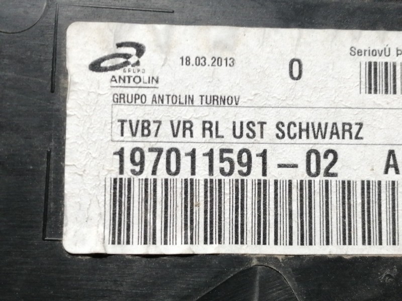Recambio de guarnecido puerta delantera derecha para volkswagen passat lim. (362) edition bluemotion referencia OEM IAM 19701159