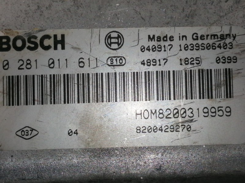 Recambio de centralita motor uce para mitsubishi space star (dg0) 1900 di-d referencia OEM IAM 0281011611  