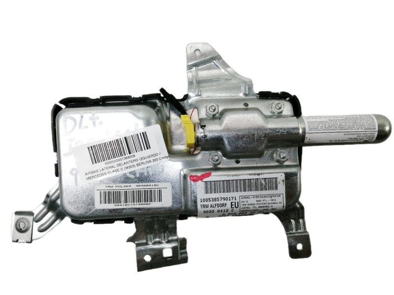 Recambio de airbag lateral delantero izquierdo para mercedes-benz clase c (w203) berlina 200 compressor (203.042) referencia OEM