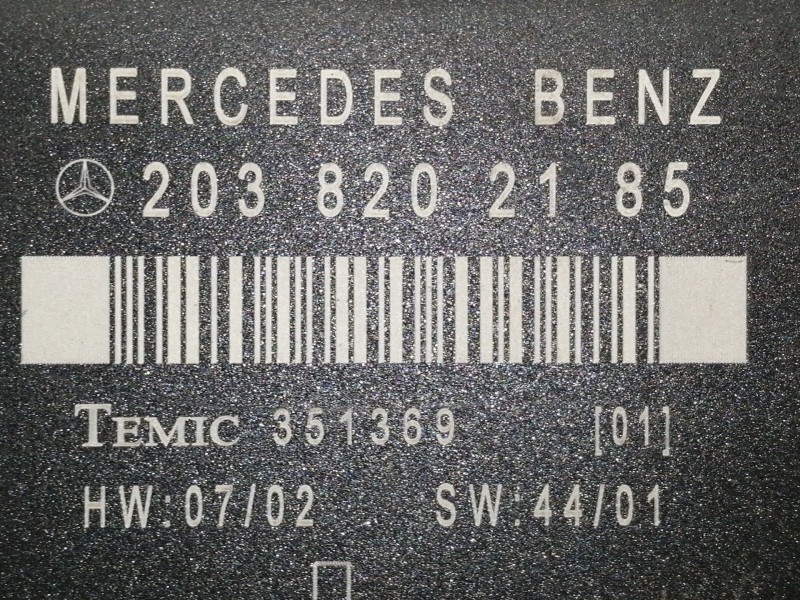 Recambio de centralita cierre para mercedes-benz clase c (w203) berlina 200 compressor (203.042) referencia OEM IAM 2038202185  