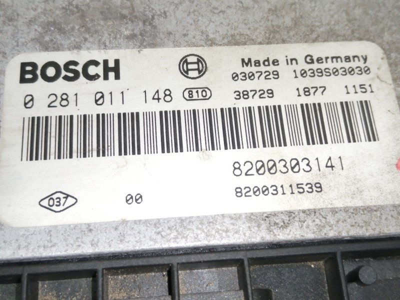 Recambio de centralita motor uce para renault laguna ii (bg0) authentique referencia OEM IAM 0281011148  
