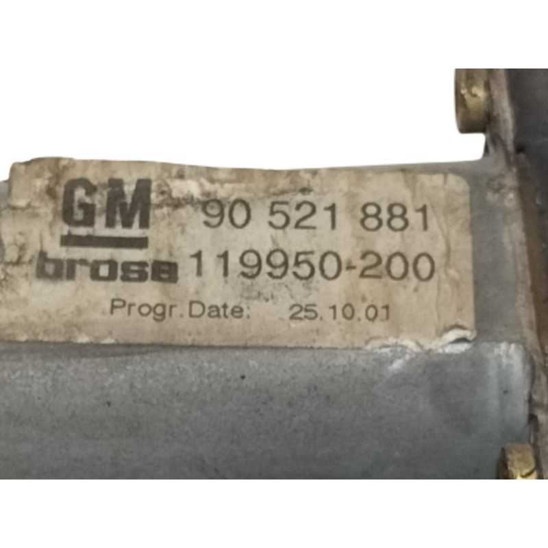 Recambio de elevalunas delantero izquierdo para opel astra g berlina sport referencia OEM IAM 90521881  
