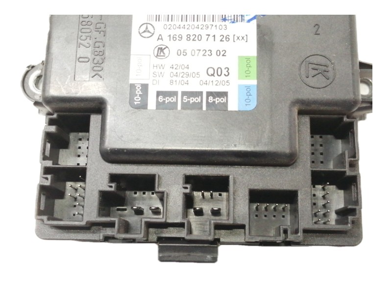 Recambio de centralita cierre para mercedes-benz clase a (w169) a 180 cdi (169.307) referencia OEM IAM A1698207126  