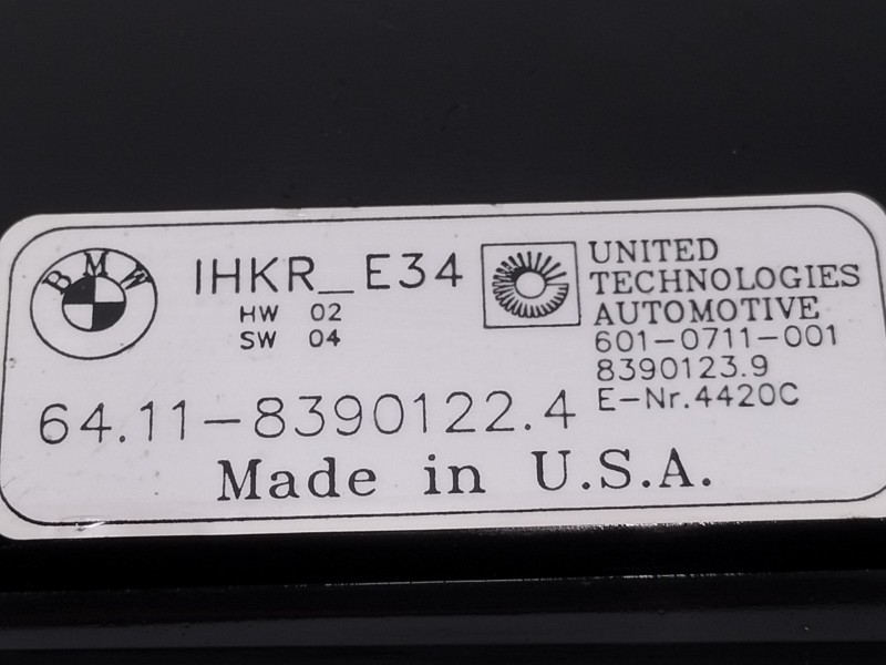 Recambio de centralita aire acondicionado para bmw serie 5 berlina (e34) 520i (110kw) referencia OEM IAM 641183901224  