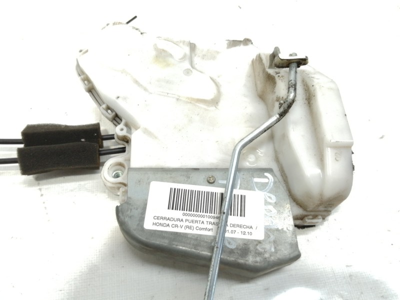 Recambio de cerradura puerta trasera derecha para honda cr-v (re) comfort referencia OEM IAM 72611  