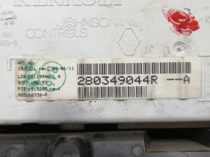 Recambio de pantalla multifuncion para renault master pritsche/fgst l2h1 3,5t referencia OEM IAM 280349044R  